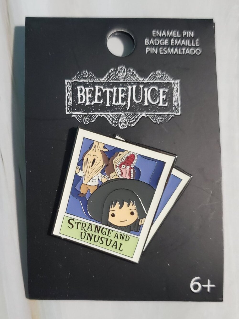 ✨$5 OFF $25 ✨ Beetlejuice Lydia Deetz Polaroid Enamel Pin